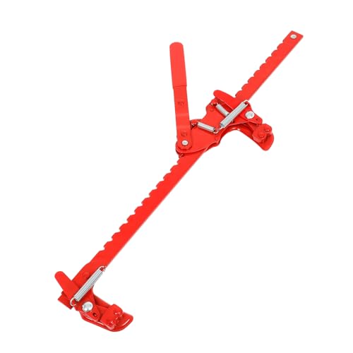 Heavy Duty Steel Wire Fence Stretcher Tool, All Purpose Fence Stretcher Splicer for Barbed & Smooth Wire Fence, 32 Inch Wire Fence Splicer Repair Tool for Splicing and Stretching Fence Wire