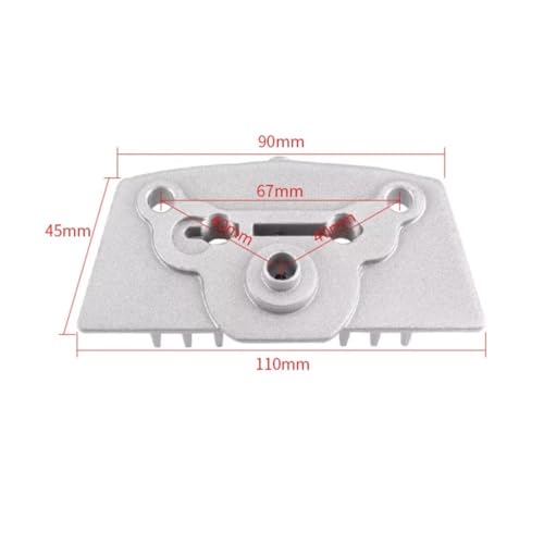 Couvercle de cylindre pour moteur horizontal 90cc résolvant la surchauffe - 3