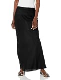NIA Women's 90'S BIAS Maxi Skirt, Black, S