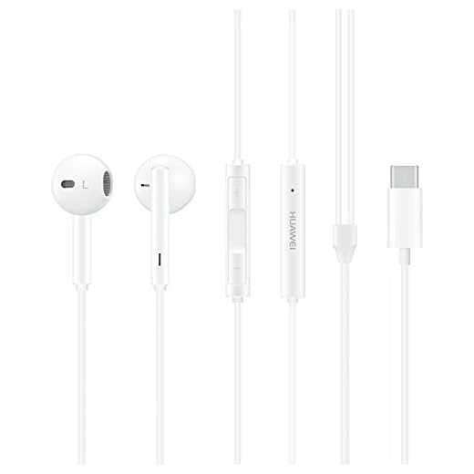 Huawei CM33, Auriculares intraulares In-ear USB Tipo C "Hi-Res", Blanco