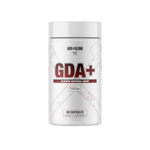 Axe & Sledge GDA+ Glucose Disposal Agent | Supports Nutrient Absorption Stable Blood Glucose and Muscle Glycogen Replenishment | 30 Servings