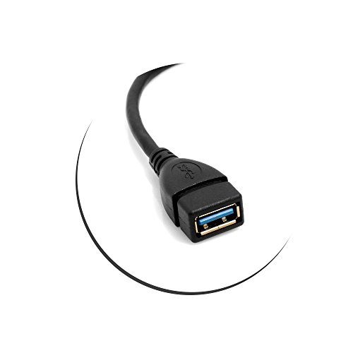 System-S 56974026 USB OTG Host Data Cable Micro USB 3.0 USB A 3.0; 24 cm - Image 2