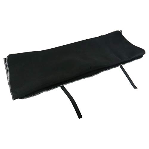 Yaetek 39'' X 39'' 1/8" (3Mm) Thickness 3' X 3' Feet High Temp Welding Blanket, Pre-Oxygenated Carbon Fiber Material, Black Fire Retardant Protective Blanket #TOP7