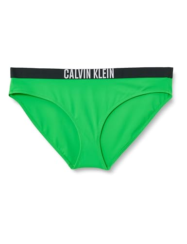 Calvin Klein Women Bikini Swim Brief, Green (Blossom Green), M