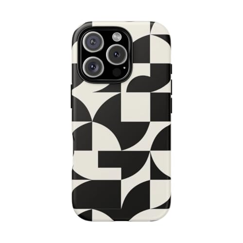 Coque rigide iPhone 16 Pro géométrique mat anti-traces de doigts