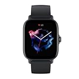 Amazfit GTS 3 スマートウォッチ 1.75inch Alexa GPS 腕時計 SMS/Twitter/Line/の通知 iPhone Android対応(Graphite Black)