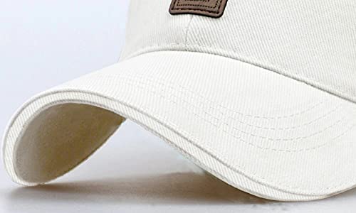 Image of solid plain unisex cotton caps free size adjustable casual look stylish cap