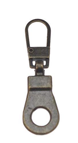 Telliswelt 1 Zipper 4cm Bronze Metall Ersatz Reißverschluss Verschluß leicht zu tauschen Cover