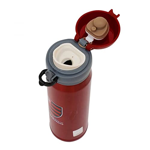 Garrafa Térmica Flamengo 450ml Inox Original e Resistente