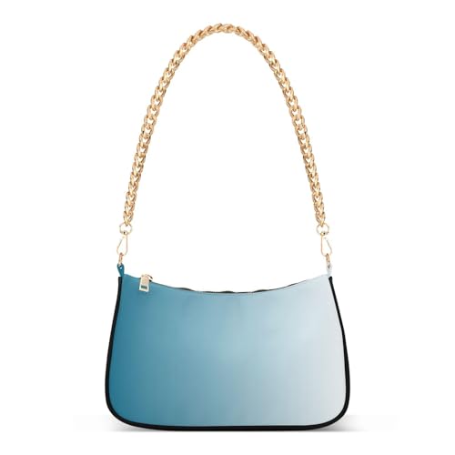 Petit sac à bandoulière GuoChe dégradé bleu foncé pour voyage
