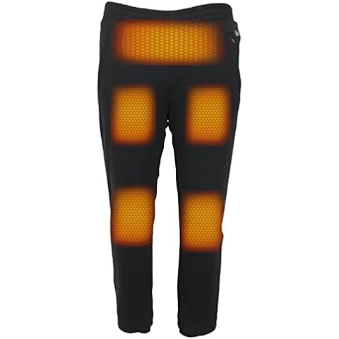 Heated Pants Thermal Heating Trousers USB Heating Pants Electric 5 Gears Temperature Control Thermal Heating Pants for Men Women Outdoor Climbing Running Fishing Hiking Camping Use(L) Cover