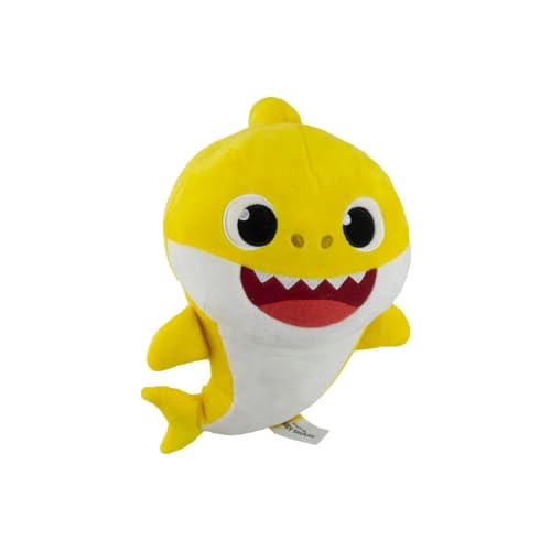 Pelúcia Baby Shark Amarelo 20cm Super Macia - Sunny