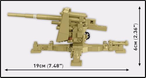 Maqueta SD.Kfz.8 con Flak 36 de 8.8 cm de alta fidelidad para dioramas históricos 6