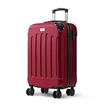 LUGG 20 Inch Skywander Lightweight Travel Cabin Bag - Carry On Approved Suitcase, ABS Shell Protection, Water Resistant & Safe Locking System - Easyjet Overhead Compliant (55x35x23cm)