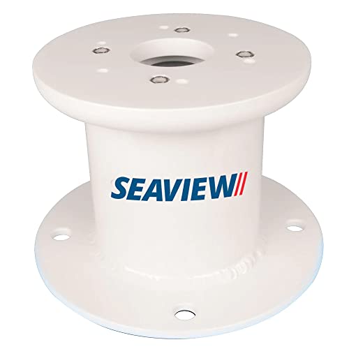 Image of Vertical Camera & Searchlight Mount | 8 inch Base | Concealed Cable Routing