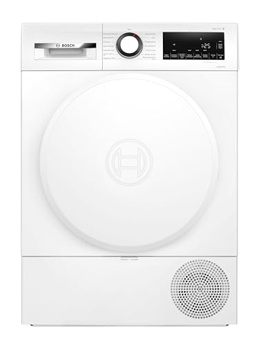 Bosch WQG233D21 Serie 6, Wärmepumpentrockner 9 kg, Schnell-Trocknung, Halbe Beladung Option, mit Feuchtesensorik, Easy C...