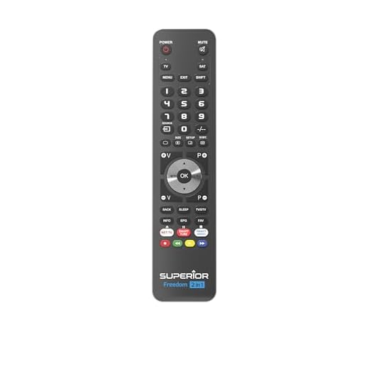 Superior Electronics Freedom 2in1 USB-C, Mando a Distancia Universal programable para un Dispositivo, Compatible con televisores, Smart TV, decodificadores, DVD, proyectores, Barras de Sonido