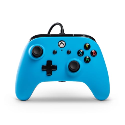 Kabelgebundener Controller Offiziell von Microsoft lizenziert und Kompatibel mit Xbox Onexbox One Sxbox X und Windows 10 - blau