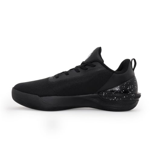 Image of Red Tape Men's Sneakers Black Mesh TPU Round Toe Lace-Up, 8 UK
