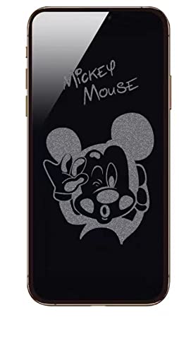 ミッキーマウス 覗き見防止 ガラスフィルム iPhone13/13pro スクリーンプロテクター 強化ガラス 硬度9H 保護フィルム 飛散防止 気泡防止 プライバシー保護 2.5Dラウンドエッジ キャラクター 人気
