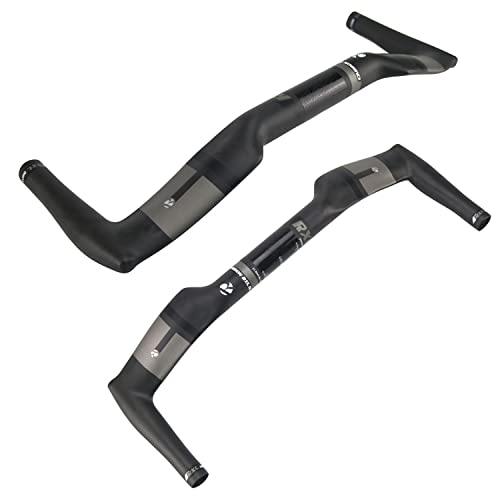 Handlebar Triathlon Bicycle Carbon Aero Bars For Road Bike Aero Handlebars Bullhorn Tt Handlebars 31.8 Gray Ud Matte 400 Bicycle Handlebar #TOP19