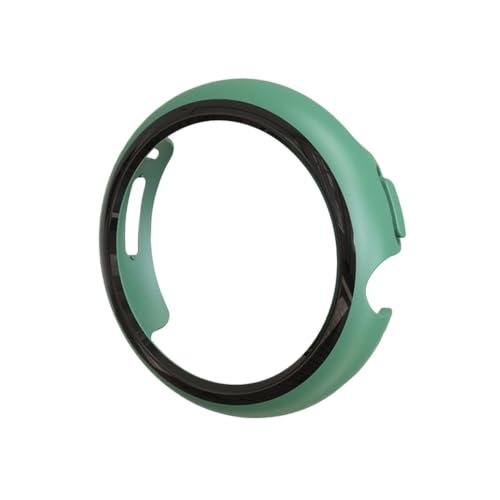 Verre trempé Pixel Watch 2 avec coque de protection PC antichoc 45mm vert