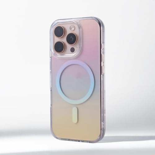 RNOZX iPhone 14 Pro�p �����O���f�[�V���� �}�O�l�b�g�� ���C�����X�[�d�P�[�X �ϏՌ��J�o�[(iPhone 14 Pro/JBCX �J���t��)