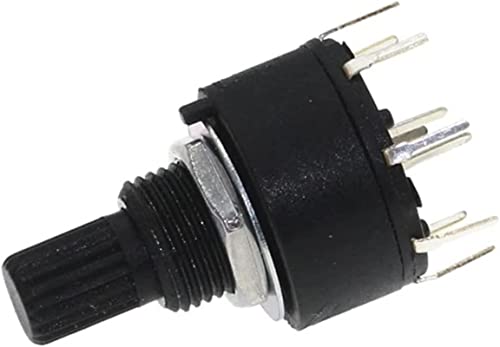 Encodeur rotatif RS16 plastique interrupteur 2 pôles 3 positions axe 16 mm