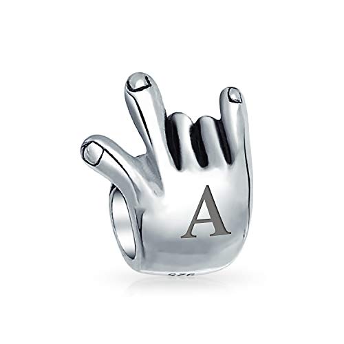 Abalorios inicial alfabeto A-Z el regalo bff perfecto para pulseras de amigas