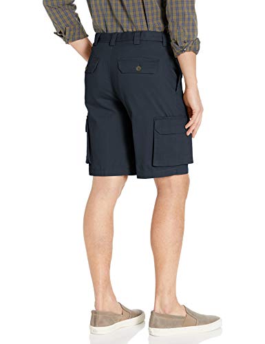 Haggar Mens Comfort Cargo Regular And Big & Tall Sizes Flat Front Shorts, Navy Casual, 38 Us #TOP1