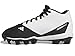 Adidas Boys Adizero Impact Mid Top Baseball, Black/White/Black, 5.5