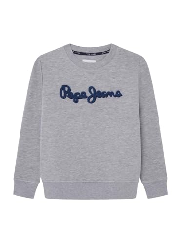 Sweat Pepe Jeans New Lamonty Crew noir col rond pour homme