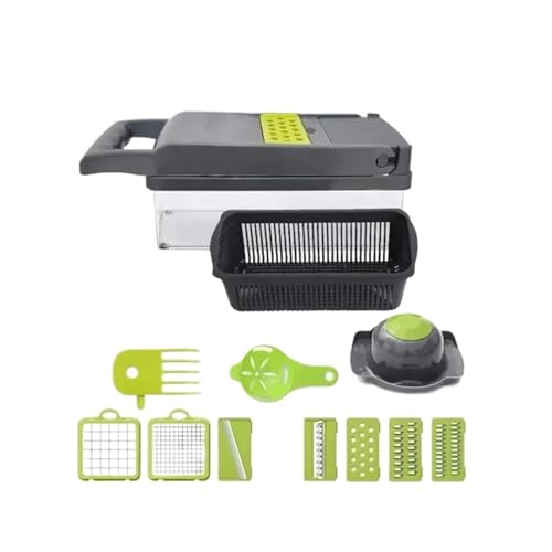 Cortadora multifuncional de vegetales 14/16 en 1 gris miniatura 1
