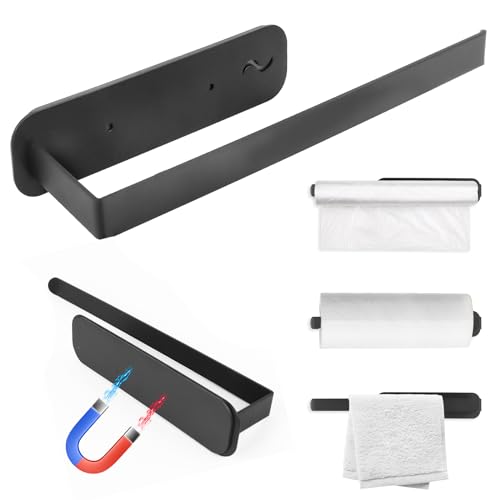 Porte Sopalin Mural Magnétique, Porte-Rouleau de Papier Essuie-Tout, Acier Inoxydable Support Sopalin Porte Essuie Tout, Derouleur Essuie Tout Murale Porte...