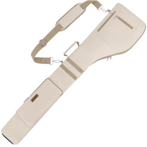 AKOZLIN Padded Sunday Golf Bag, Foldable Golf Club Bag Holds 8-10 Club