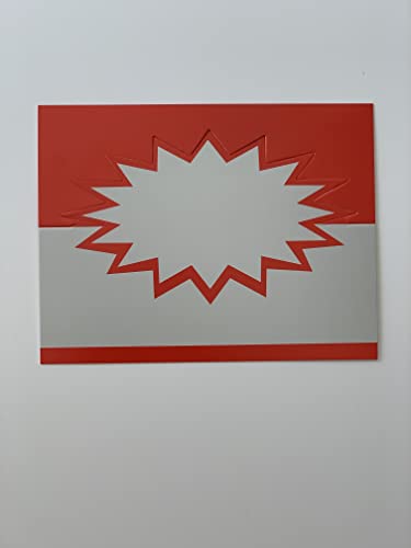 Affichesstore 30484 – 15 Etiketten aus Karton, Staffelei, 16 x 12 cm, glänzend, beidseitiger Druck, satiniert, beschreibbar, mit Klapplasche