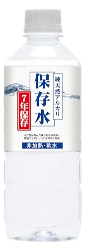 ケイ・エフ・ジー 純天然アルカリ保存水 7年保存 500mlペットボトル×24本入