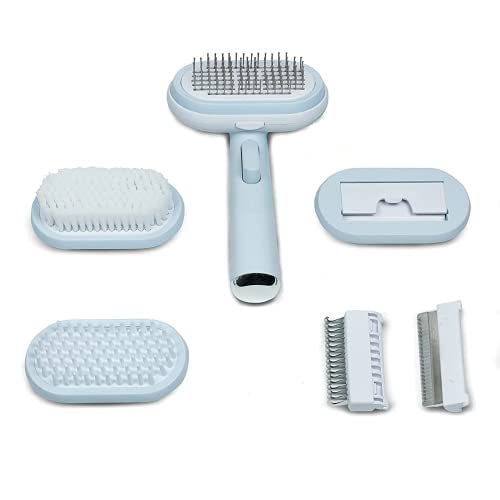 Pups&Pets 5 in 1 Pet Grooming Kit Pin Brush, Bristle Brush, Dematting Comb, Deshedding Comb, Massage and Bath Brush for Dogs & Cats. (B09S6R9TPW) Amazon Price History, Amazon Price Tracker