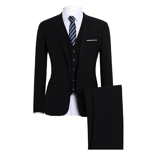 Men's Casual Solid Suit Slim Fit Classic Stylish Tuxedo Button Blazer Business Wedding Party Jacket
