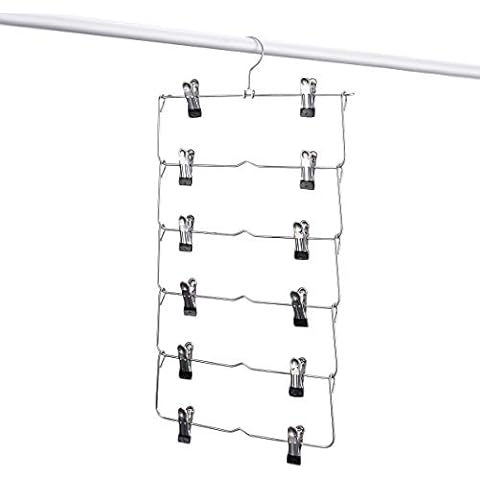 Percha Plegable de 6 Niveles de Acero Inoxidable Cover