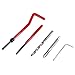 XT AUTO 30pcs Stainless Steel M5 x 0.8mm Thread Repair Insert Kit Compatible Hand Tool Set for Auto Repairing