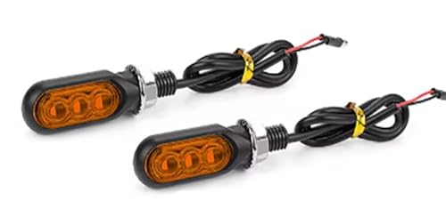 Intermitentes moto para rutas nocturnas con indicadores direccionales y luz de freno