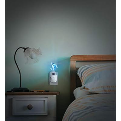 COTA Global Dolphin Night Light - Home Décor Wall Plug in Night Light with Switch, Unique Decorative Hand Made LED Glass… 31cfMLwWBKL. SS400