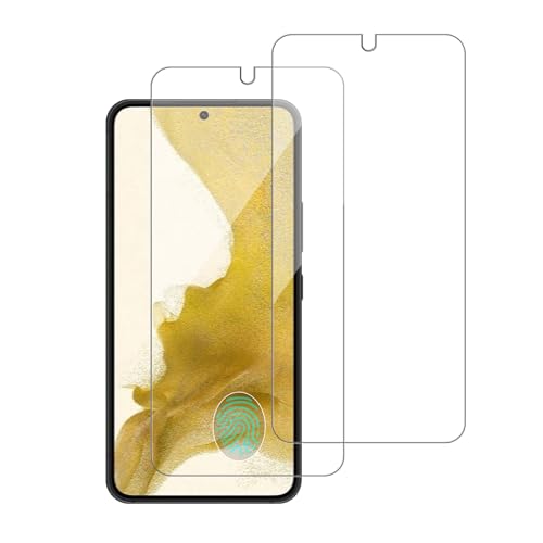 Heenjer 2 Pack for Samsung Galaxy S22 / SM-G901u Screen Protector Tempered-Glass Micro-curved Edges Case Friendly Bubble Free HD Clear Easy Installation
