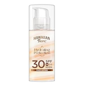 Hawaiian Tropic Silk Hydration Sun Lotion Air Soft Face SPF30 50 ml, Pack of 1