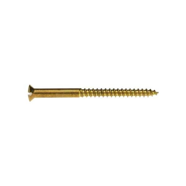 Reidl Holzschraube Linsenkopf 3,5 x 40 mm DIN 95 Messing blank 10 Stück – Bild 3