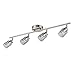 EGLO 204022A Temmar Integrated LED Flush Mount, Brushed Nickel