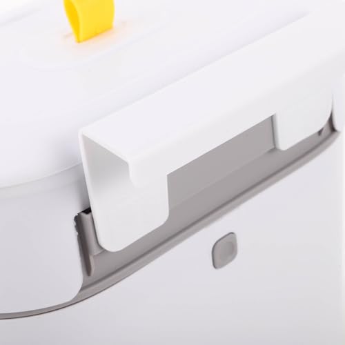 Caneca de basura de cocina con tapa y montaje en pared miniatura 3