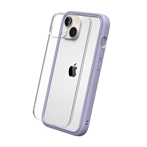 Coque iPhone 14 antichoc fine RhinoShield Mod NX lavande personnalisable