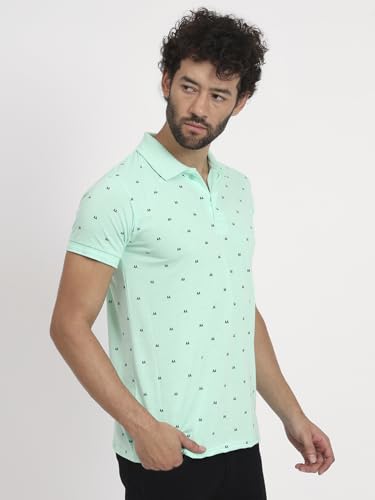 Image of Men Cotton Half Sleeves Regular FIT Polo T-Shirt